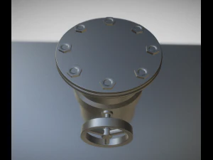 fuel tank high-poly model 3D Model