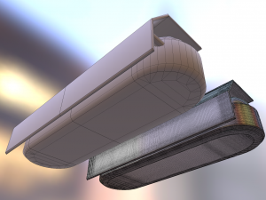 fuel tank low and high poly Modèle 3D