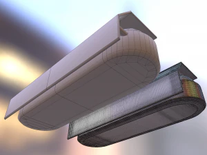 fuel tank low and high poly 3D Model