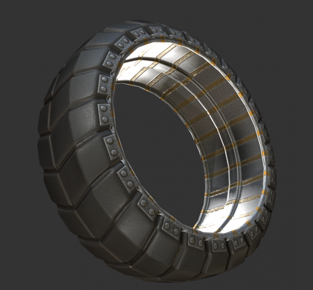 futuristic tire basic version 3D मॉडल .c4d .max .obj .3ds .fbx .stl .blend 