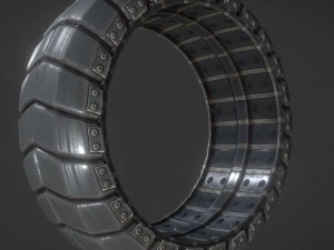 futuristic tire sci-fi plus version 3D Model