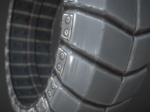 futuristic tire sci-fi plus version 3D Model