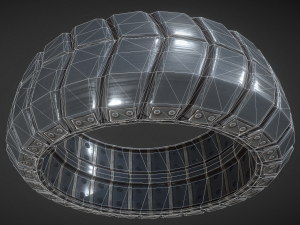 futuristic tire sci-fi plus version 3D Model