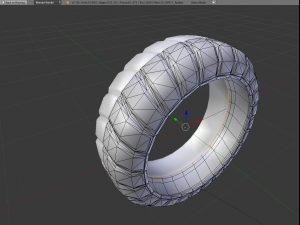 futuristic tire sci-fi plus version 3D Model