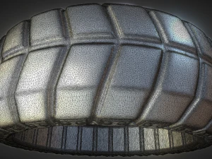 futuristic tire high-poly version 3D Model