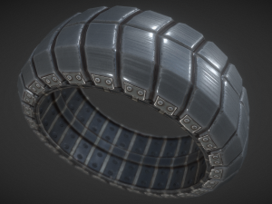 futuristic tire collection 3D Model