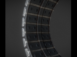 futuristic tire collection 3D Model
