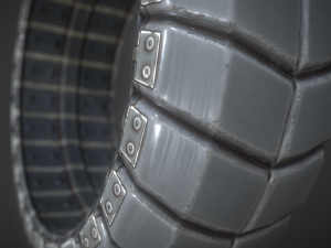 futuristic tire collection 3D Model