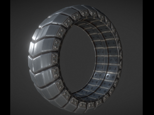 futuristic tire collection 3D Model