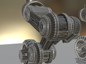 hydraulic suspension and tire basic version 3D Model
