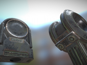 hydraulic suspension with tires old version 3D Model