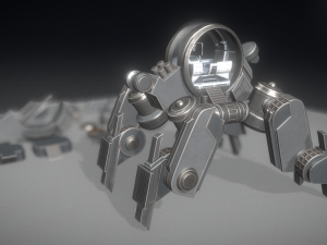 futuristic terrain walker basic version 1 3D Модель