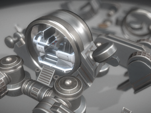 futuristic terrain walker basic version 1 3D Модель