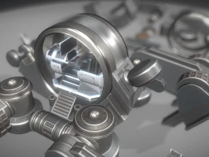 futuristic terrain walker basic version 1 3D Model