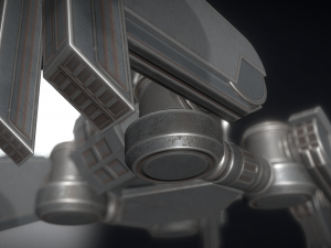futuristic terrain walker basic version 1 3D Модель