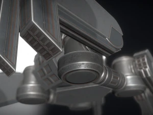 futuristic terrain walker basic version 1 3D Model