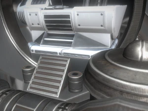 futuristic terrain walker basic version 1 3D Model