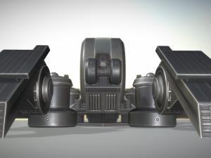 futuristic terrain walker basic version 2 3D Model