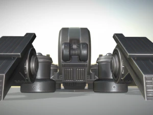 futuristic terrain walker basic version 2 3D Model