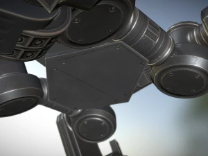 futuristic terrain walker basic version 2 3D Model