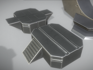 futuristic terrain walker basic version 2 3D Model