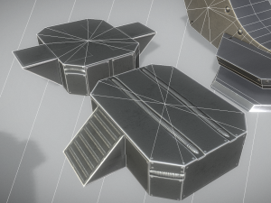 futuristic terrain walker basic version 2 3D Model
