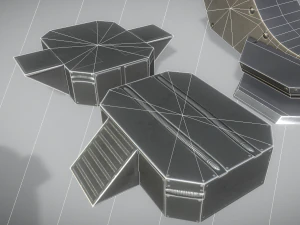 futuristic terrain walker basic version 2 3D Model