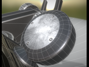 futuristic terrain walker basic version 2 3D Model