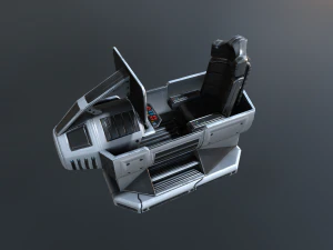 futuristic terrain walker rusty 3D Model