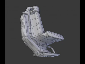 futuristic terrain walker rusty 3D Model