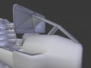 futuristic terrain walker rusty 3D Model