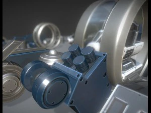 futuristic terrain walker blue version 3D Model