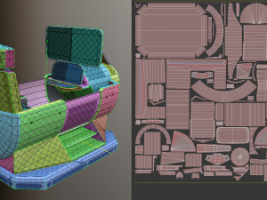 futuristic terrain walker blue version 3Dモデル