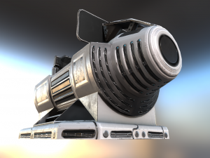 the walking mech neck blue version Modelo 3D