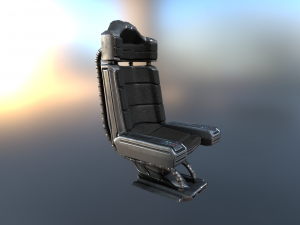 the walking mech neck blue version Modelo 3D