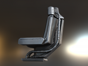 the walking mech neck blue version Modelo 3D