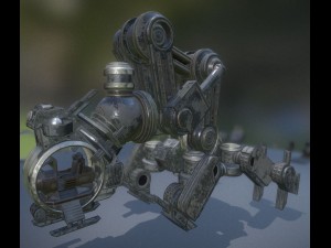 the walking mech neck old version Modelo 3D