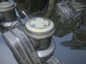 the walking mech neck old version 3D Model