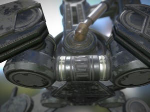 the walking mech neck old version Modelo 3D