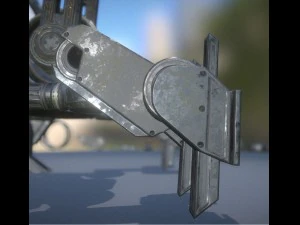 the walking mech neck old version 3D Model