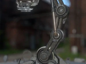 the walking mech neck old version 3D Model