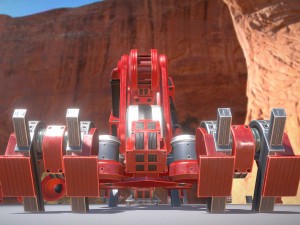 the walking mech neck red version 3D 模型