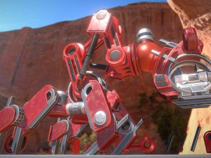 the walking mech neck red version 3D 模型