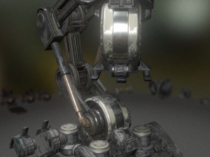 the walking mech neck collection 3D Model