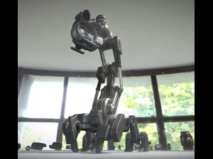 the walking mech neck collection 3D Model