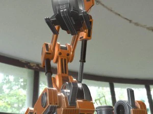 the walking mech neck collection 3D Model