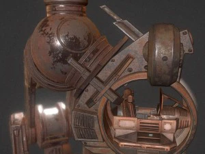the walking mech neck collection 3D Model