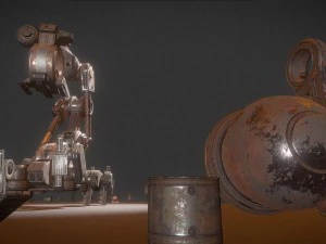 the walking mech neck collection 3D Model