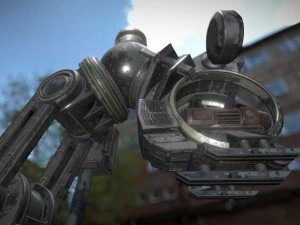 the walking mech neck collection 3D Model