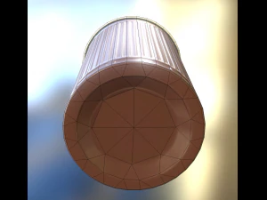 small plastic cup collection 3D Model
